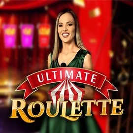 Ultimate Roulette online game logo by Ezugi on celsiuss.eu